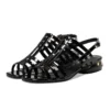 black sketcher sandels for women14